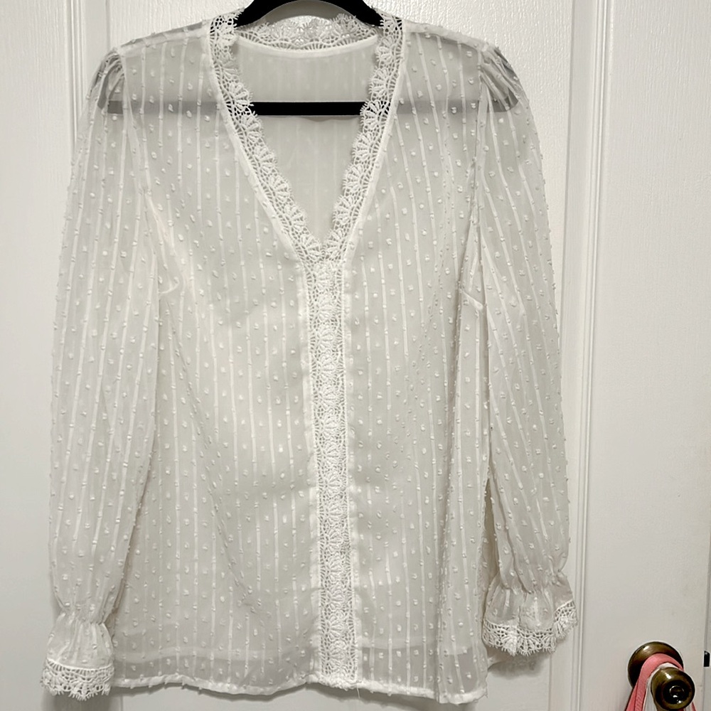 White dressy blouse